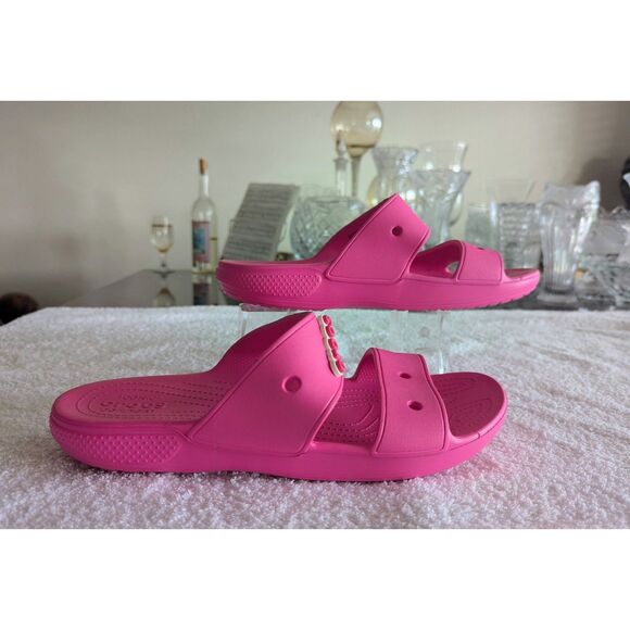 Crocs Classic Sandal (206761) Fuchsia Fun Unisex Men’s Sz 11 Women’s Sz  13 - Picture 4 of 8